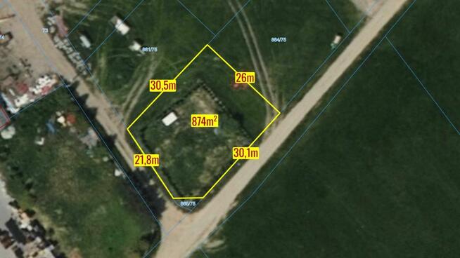 Działka budowlana Lubsza gm. Woźniki, Młynek