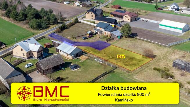 Działka budowlana Kamińsko gm. Przystajń,