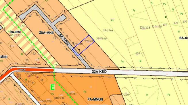 Działka budowlana Woźniki, Lompy