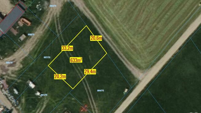 Działka budowlana Lubsza gm. Woźniki, Młynek