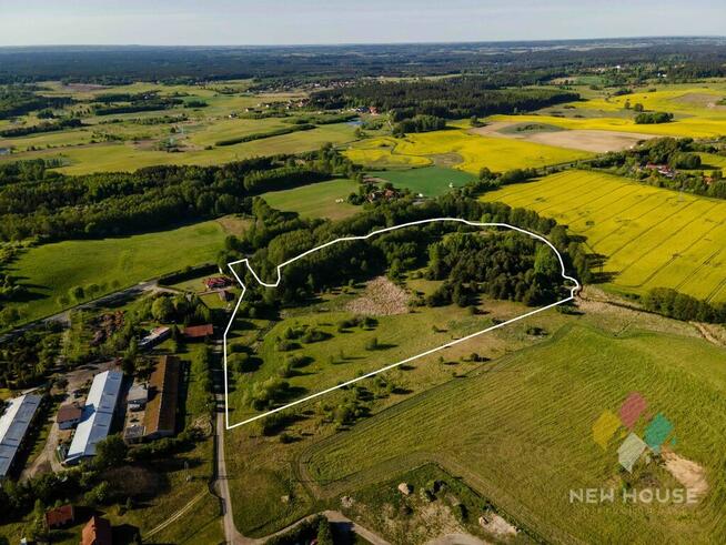 Działka nad rzeką Pasłęką