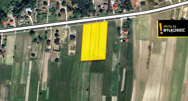 Działka inwestycyjna Napęków gm. Bieliny,