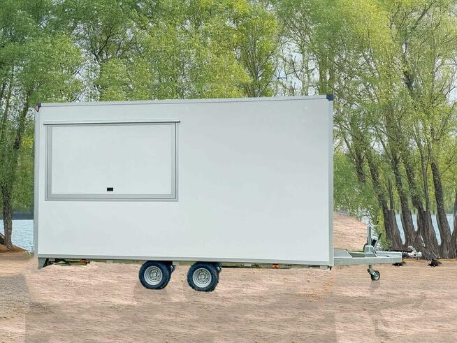 Przyczepa gastronomiczna 4,5m foodtruck okazja producent