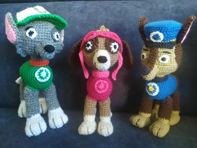 Rocky Psi Patrol maskotka na szydełku