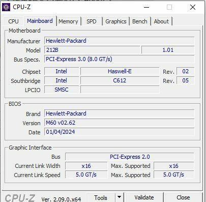 Płyta główna HP Z440 rewelacyjna wydajność i szybkość działa