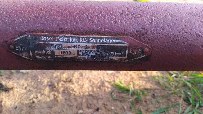 Rama podwozie przyczepy kempingowej pod zabudowę 2xoś