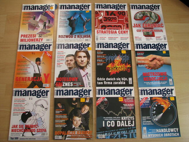 Manager Magazin – miesięcznik 2005r 2006r 2007r 2008r 2009