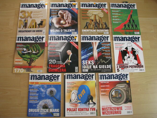 Manager Magazin – miesięcznik 2005r 2006r 2007r 2008r 2009