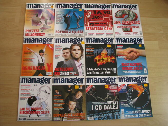 Manager Magazin – miesięcznik 2005r 2006r 2007r 2008r 2009