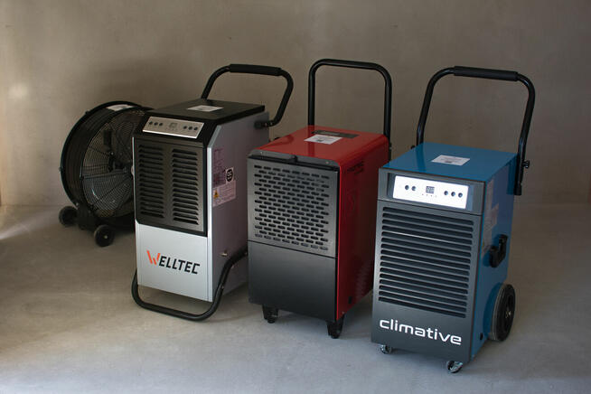 Wynajem osuszaczy powietrza, nagrzewnic i wentylatorów