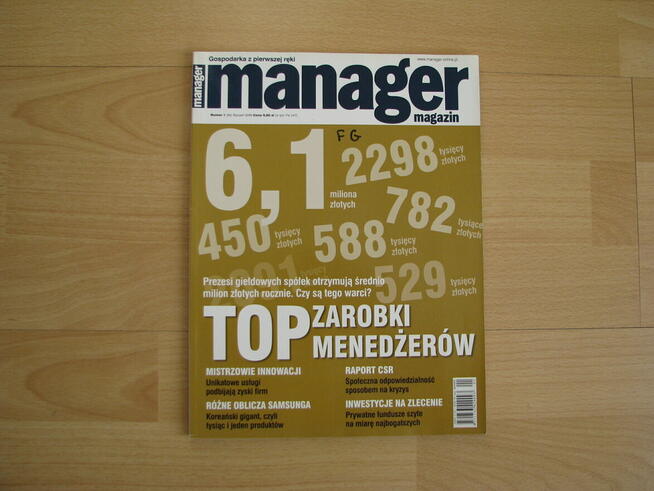 Manager Magazin – miesięcznik 2005r 2006r 2007r 2008r 2009