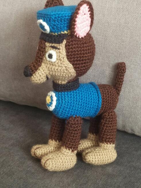 Chase psi patrol maskotka na szydełku
