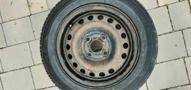 Felga stalowa 13 od Opla Corsy + opona Goodyear GT 155/70/13