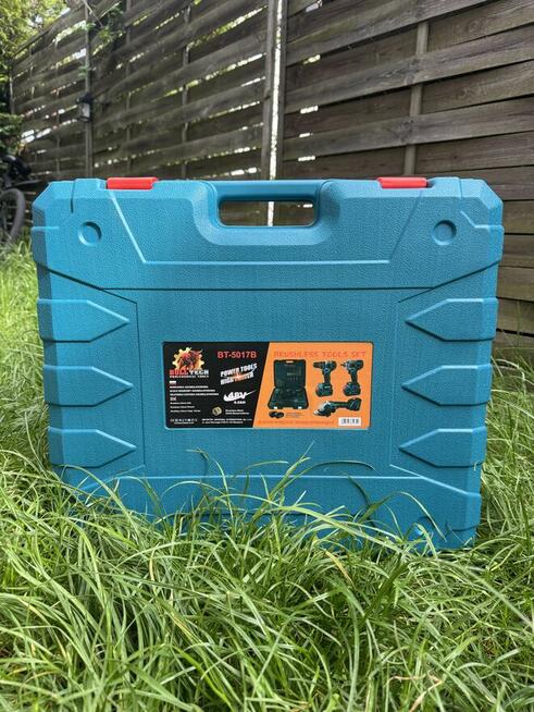 Zestaw 3w1 Wiertarko-Wkrętarka + Szlifierka + Klucz Udarowy