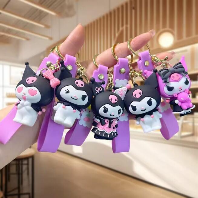 Brelok figurka Kuromi 3D zawieszka do kluczy Disney