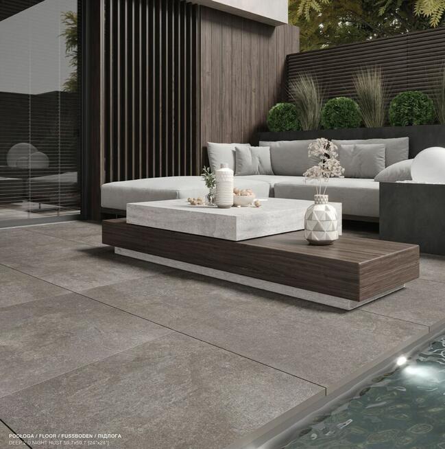 Płytki 2cm na taras, patio, do ogrodu 120x60 Urban rust gat1