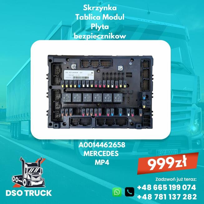 A0014462658 Skrzynka Tablica Plyta bezpiecznikow MERCEDES