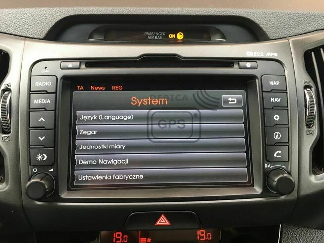 Polskie Menu Mapy KIA Hyundai Mapa 2025 ix35 i40 Sportage