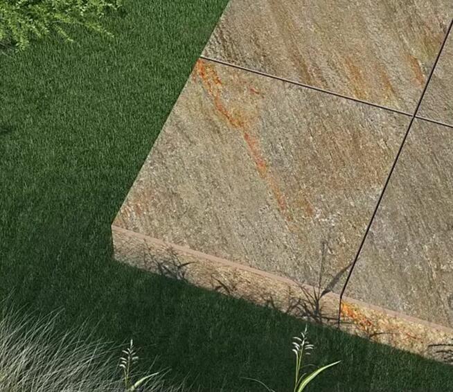 Brązowe płyty tarasowe 120x60x2 gat.1 Piazza multicolor 2cm