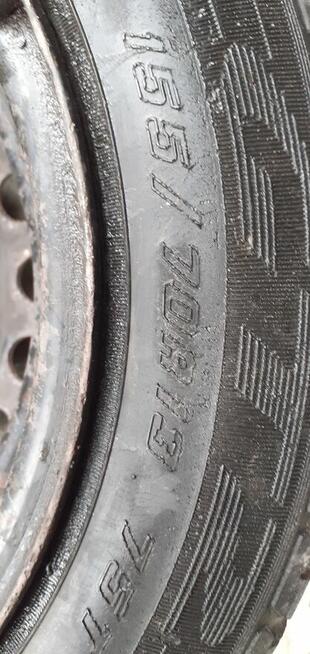 Felga stalowa 13 od Opla Corsy + opona Goodyear GT 155/70/13