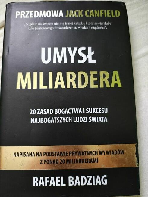 Umysł miliardera Rafael Badziag książka rozwój inwestycja