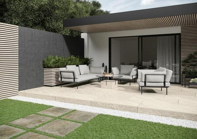 Płyty zewnętrzne na taras, patio, do altan 120x60 Testo beż