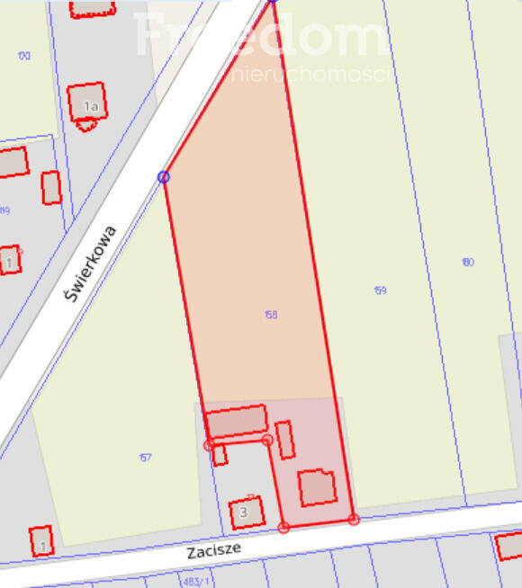 Siedlisko z potencjałem w zielonej okolicy