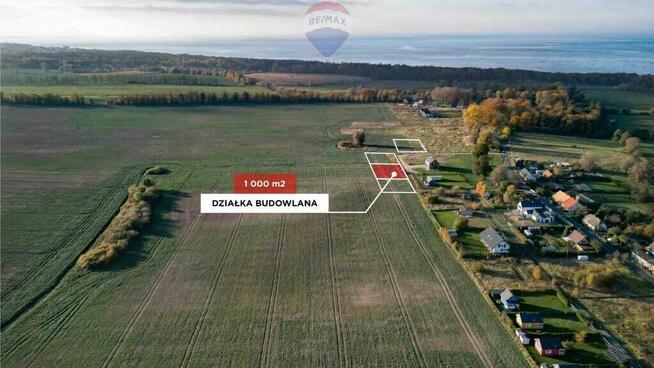 Działka 1000 m od plaży z WZ Ustronie Morskie