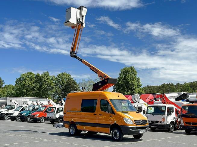 Mercedes Sprinter Zwyżka Podnośnik Koszowy VERSALIFT KLUBB ET-36-LF UDT Wysokość Podnoszenia 14m 100