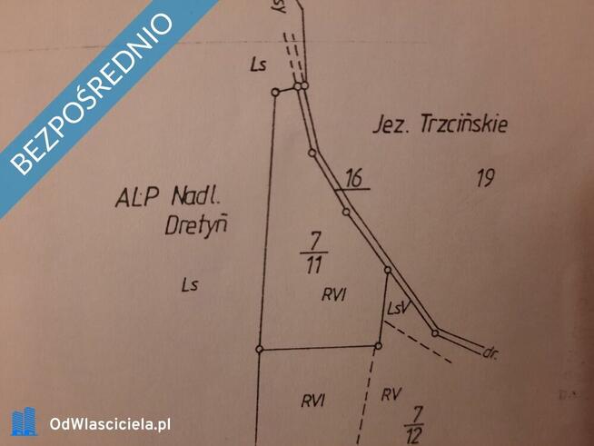 Atrakcyjna działka budowlana nad jeziorem Trzcinno