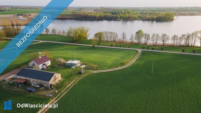 Dom z dużą działką i własnym źródłem wody tuż przy jeziorze – Nowy Działyń, gmina Zbójno