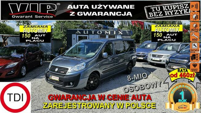 Fiat Scudo LONG!!  2,0HDI 140KM ,2xdrzwi,Panorama,!8Os GWARANCJA/ZAMIANA