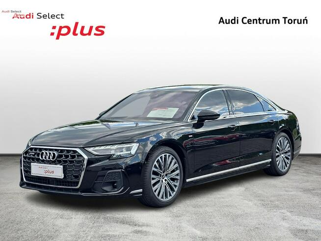 Audi A8 Lang_Masaże_Wentylacja_Noktowizja_SkrętnOś_B&O_HeadUp_Webasto_Lodówka
