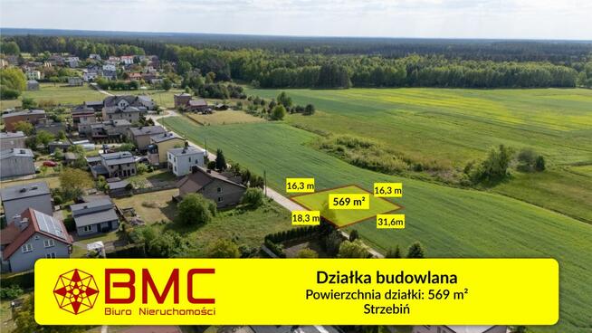 Działka budowlana Strzebiń gm. Koszęcin, Kościuszki
