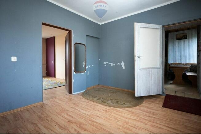 Mieszkanie z ogródkiem i budynkiem gospodarczym