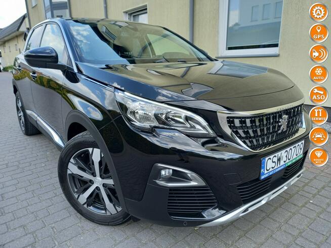 Peugeot 3008 1.6Hdi Automat Ledy Pół-Skóry Navi 100%Bezwypadkowy Serwis ASO Zarej.