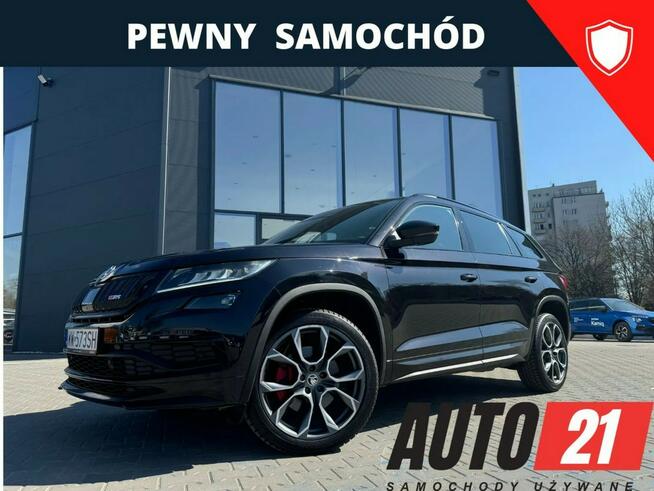 Škoda Kodiaq RS 2.0 Bi-TDI 4x4 DSG PRYWATNIE 1 właściciel 100% bezwypadkowy
