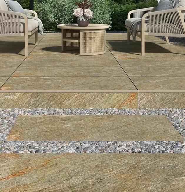 Brązowe płyty tarasowe 120x60x2 gat.1 Piazza multicolor 2cm