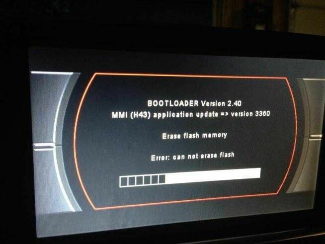 Naprawa Bootloader Audi MMI 2G 3G PolskiA4 A5 A6 A7 A8 Q7 Q5