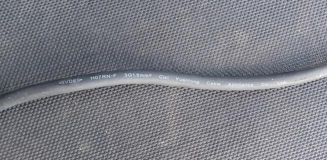 Kabel mocny 3-żyłowy kompletny wysyłka gratis