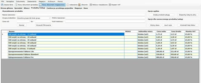 Program do sprzedaży z magazynem plus Allegro licencja dożyw