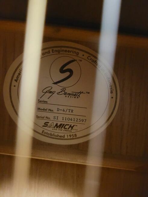 Gitara akustyczna Samich D-4/TR