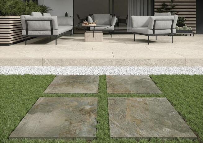 Płyty zewnętrzne na taras, patio, do altan 120x60 Testo beż