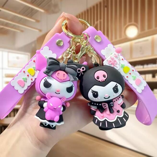Brelok figurka kuromi 3D zawieszka do kluczy