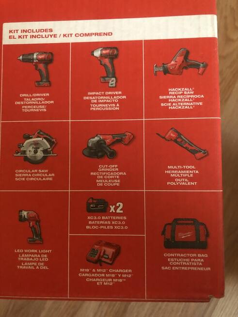 Zestaw narzędzi Milwaukee