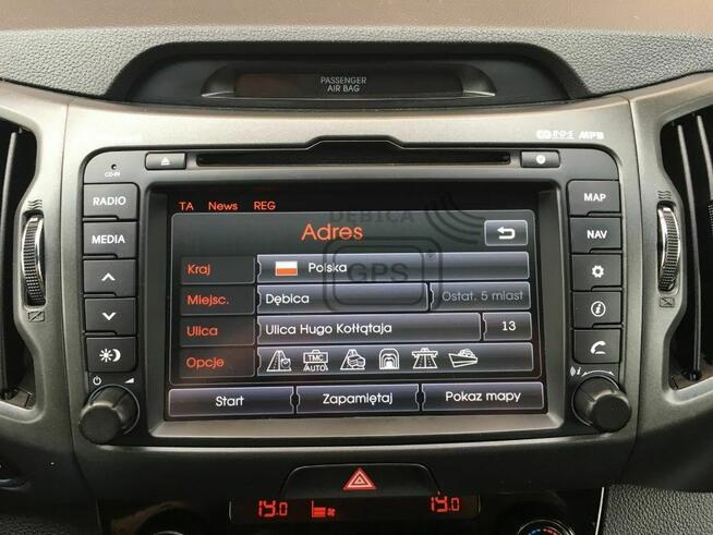 Polskie Menu Mapy KIA Hyundai Mapa 2025 ix35 i40 Sportage
