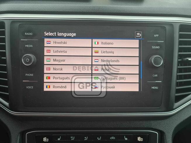 Polskie Menu Volkswagen Mib 2 MST2 Konwersja USA-EU Mapa2025