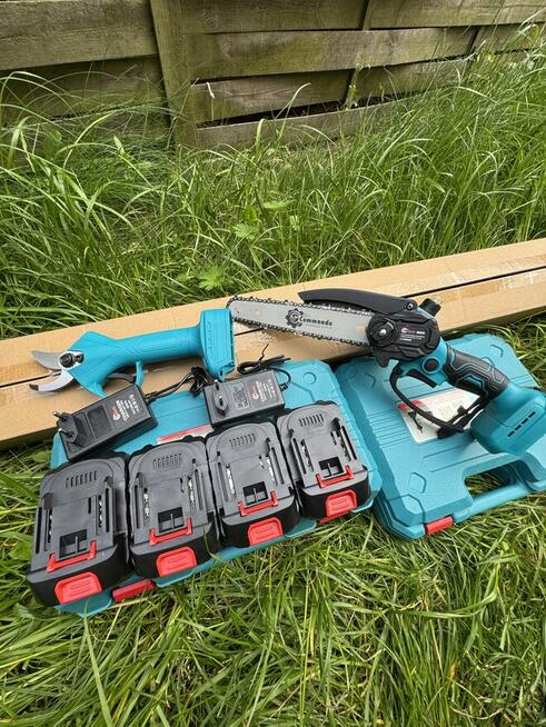 Zestaw 3w1 Piła łańcuchowa 36V + Sekator 36V +Wysięgnik 2,6M