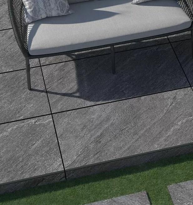 Płytki tarasowe 2cm mrozoodporne 120x60 Piazza antracyt gat1