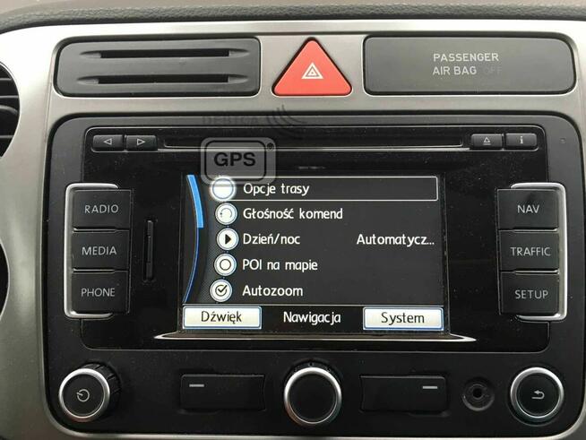 Polskie Menu VW RNS 310 Volkswagen Tiguan Golf Mapa 2023